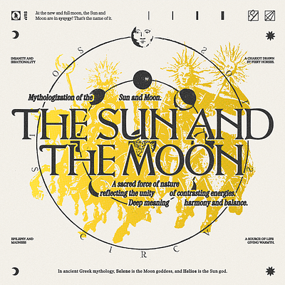 Sun&Moon graphic design image creation