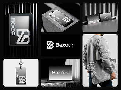 Bexour Modern & Stylish Men’s Fashion Brand Identity apparel b letter logo concept b logo brand brand logo branding clothing brand logo creative logo ikhstudio logo logos logotype minimal logo visual identity