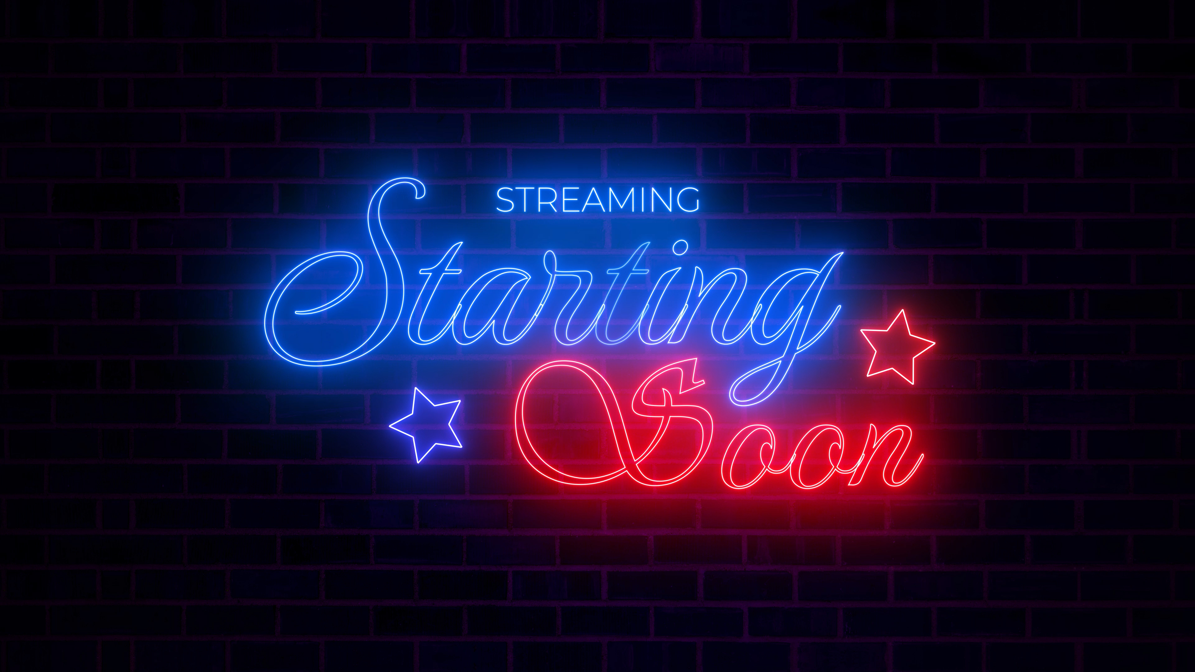 Stream Overlay Neon Light Animation Pack animation live stream animation