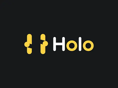 Holo Minimal Logo Design abstract logo ai logo brand identity branding design futuristic logo geometric logo h logo letter h logo logo mark minimalist logo modern logo monogram logo software logo tech logo typography logo