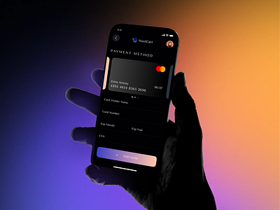 Payment methods Mobile App UI add card add payment app app design checkout credit card ecommerce mobile mobile app payment payment app payment flow payment methods payment screen ui ux