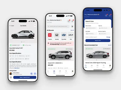 Mobilin - Car Used App automotive design car used app car used app design figma mobile app mobile app design ui ui design ui designer uiux design uiux designer uixu ux ux design ux designer