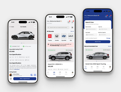Mobilin - Car Used App automotive design car used app car used app design figma mobile app mobile app design ui ui design ui designer uiux design uiux designer uixu ux ux design ux designer