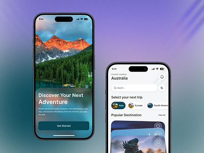 Travel Mobile App app app design app interfaces best app design card ui design home screen mobile mobile app design mobile app ui mobile ui mobile ui design mobile ux modern app ui modern ui travel app ui ui design ui ux design ux