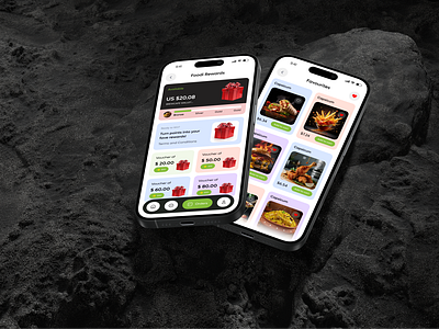 Food Delivery & Rewards Mobile App (Foodi) cashback app clean ui design digital wallet ecommerce app food app food delivery food ordering app loyalty app minimal ui mobile app ui modern ui points rewards restaurant app rewards app shopping app ui concept uiux design ux design voucher app wallet app