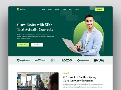 Seonesia - Redefining the Future of SEO Agencies agency branding creative design digital marketing elementor growth design landing page marketing seo seo website template ui ui design uiux website wordpress