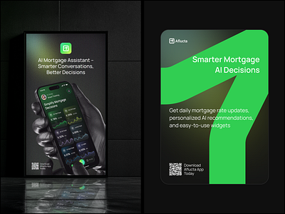 AI Mortgage Brand Identity & App Design ai app app design app identity brand identity branding branding design finance app finance branding fintech app identity logo logo design mobile mobile app mortgage app