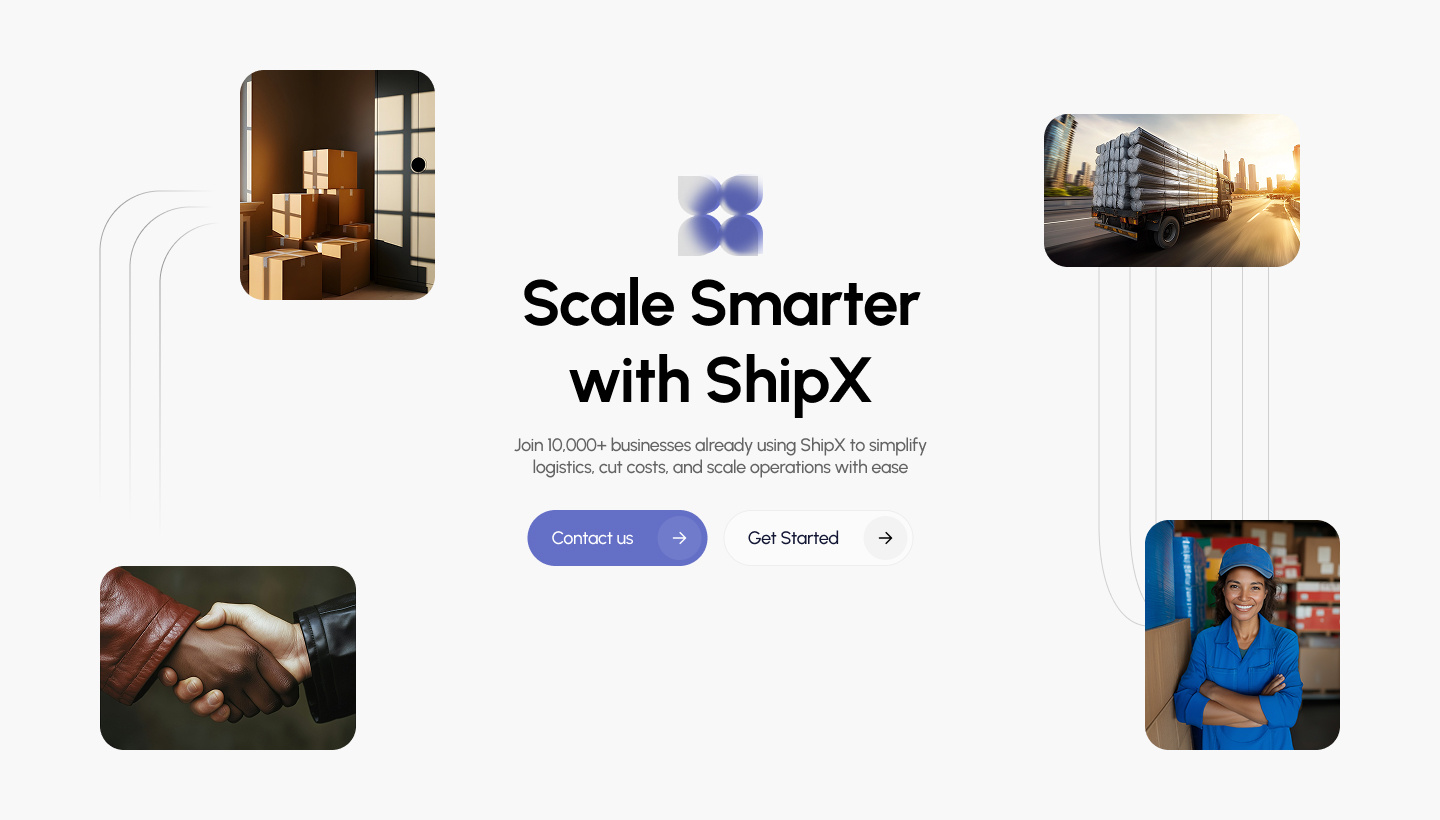 Smart Logistics Landing Page | Modern Web Design website development