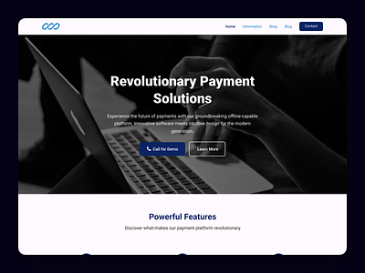 Payment Solutions Home Page design digital payment payment payment solutions payment ui design ui ui design user interface user interface design web design website design website user interface