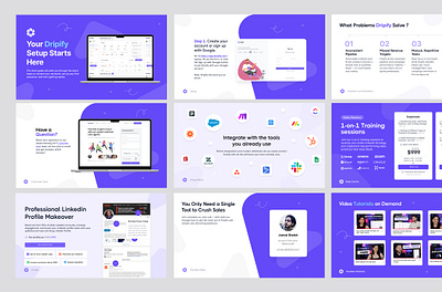 Setup Starts - PDF Presentation Design brand branding deck design google slide graphic design pdf power point presentation setup