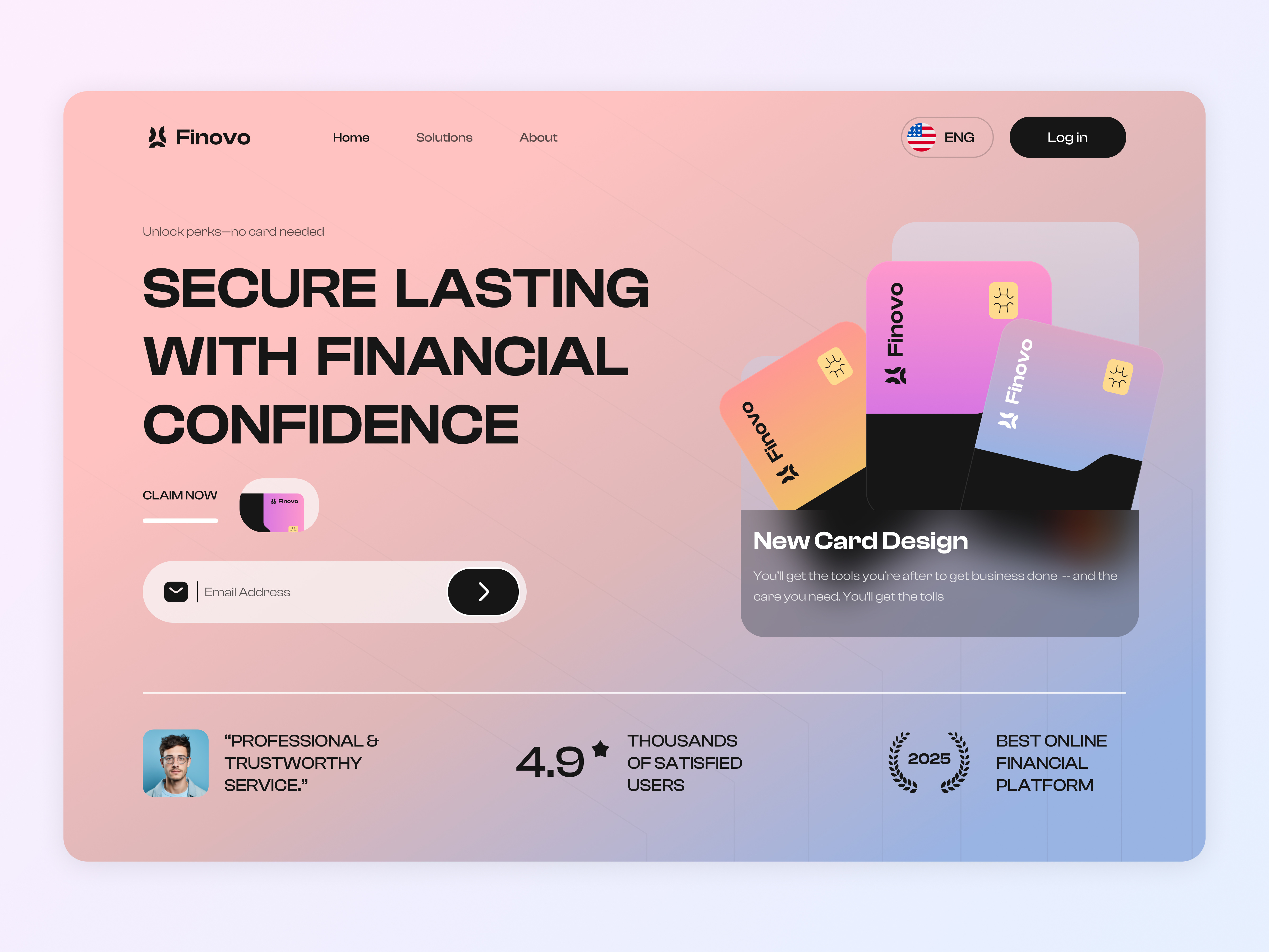 Finovo – Secure Finance Website Design arobix bank budget clean digital banking ebanking finance finance web fintech landing page modern online banking payment ui wallet webdesign website