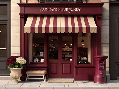 Sundays in Burgundy • Pilates & Activewear Branding activewear branding apparel packaging brand designer brand identity brand strategy branding design graphic design illustration logo logo design pilates branding strategy visual identity