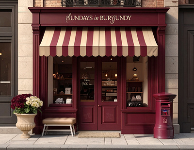 Sundays in Burgundy • Pilates & Activewear Branding activewear branding apparel packaging brand designer brand identity brand strategy branding design graphic design illustration logo logo design pilates branding strategy visual identity