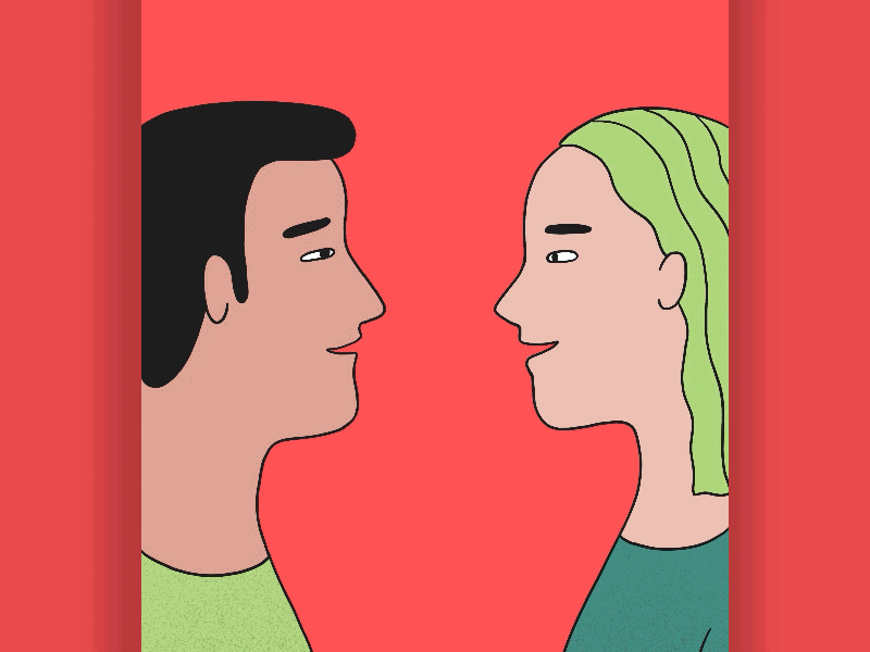 Love is all you need animation gif hand drawn people valentines day