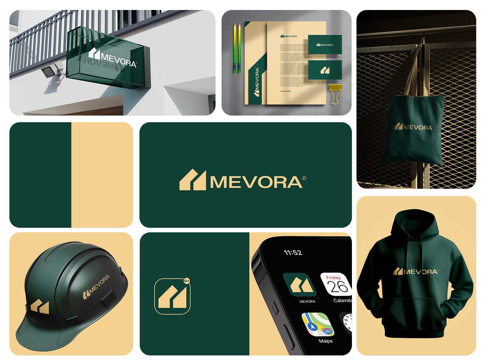 MEVORA – Real Estate Logo & Brand Identity brand identity branding design business logo company logo logo logo and branding logo for real esatete mevora logo mevora real estate logo real esate logo real esatet branding real estate branding