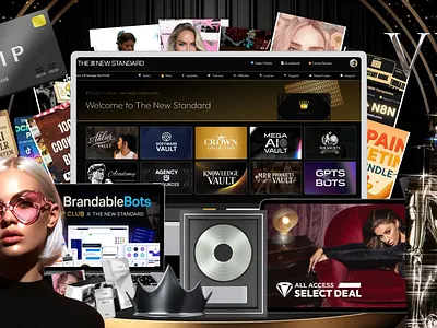 The New Standard Club - Platinum Pass Teaser (Jasper Cyan) design jasper cyan mockup saas ui