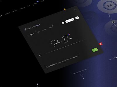 Custom signature adobe fonts brand branding custom signaure dark ui draw type style edit text graphic design icon set icons designer illustrator ai navigation nav menu photoshop psd popup print designer proxima nova ribbon senior designer typo typography ui ux ui ux designer