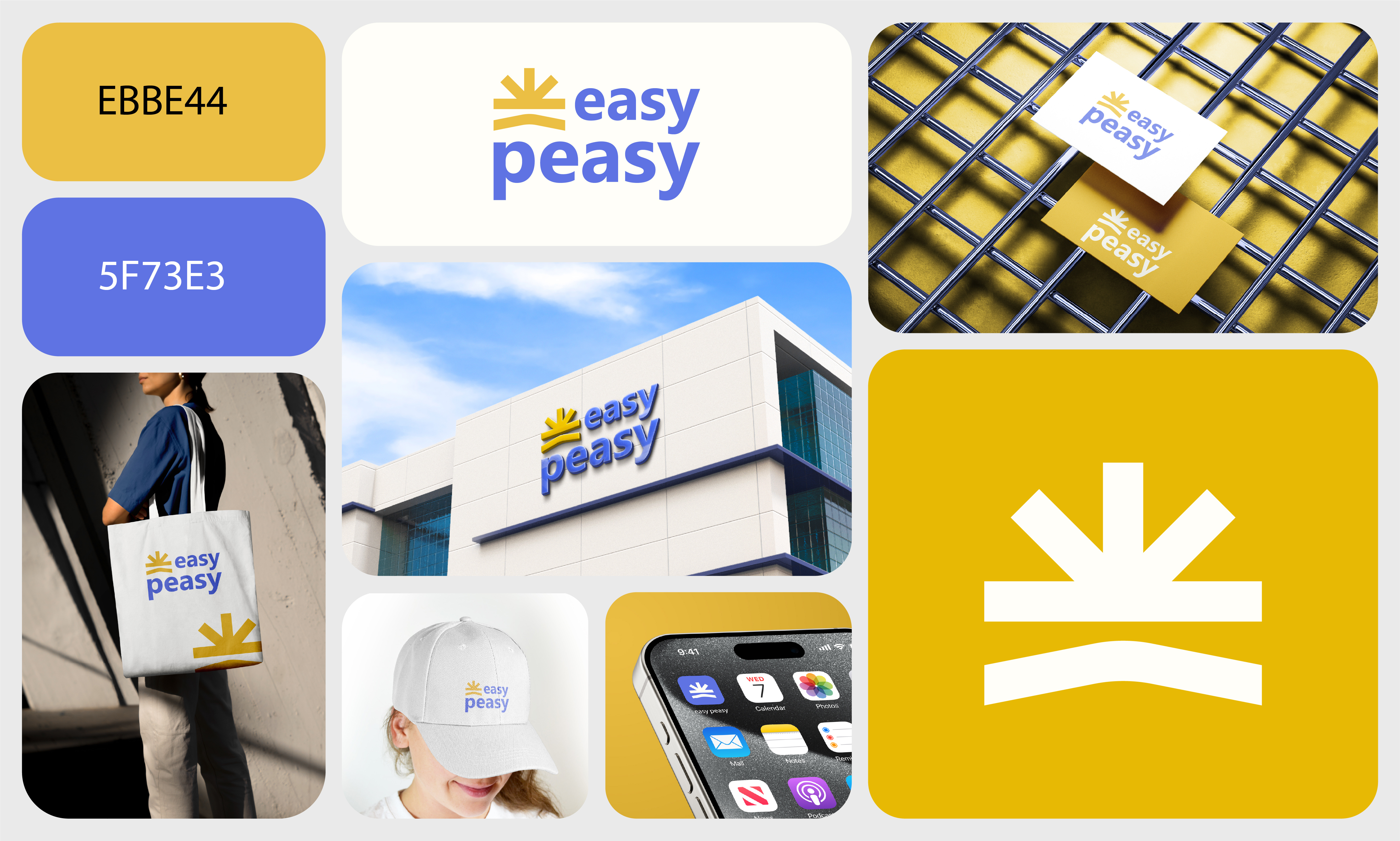 Easy Peasy™ — Logo Design🎯 3d artium logo brandidentity branding design graphic design logo logodesign visualidentity