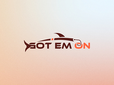 Got Em On—Fishing Logo Design brandidentity branding creativelogodesign fishinglogo logo logodesign logoinspiration modernbranding outdoorbrand sportlogo