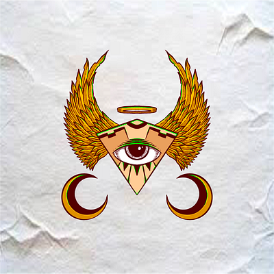 19 angel classic design dribbble eye graphic design illustration iris lettering logo tattoo