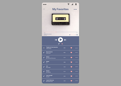 Day 44 - Favorites graphic design ui
