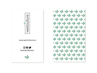Business card for WestCulture