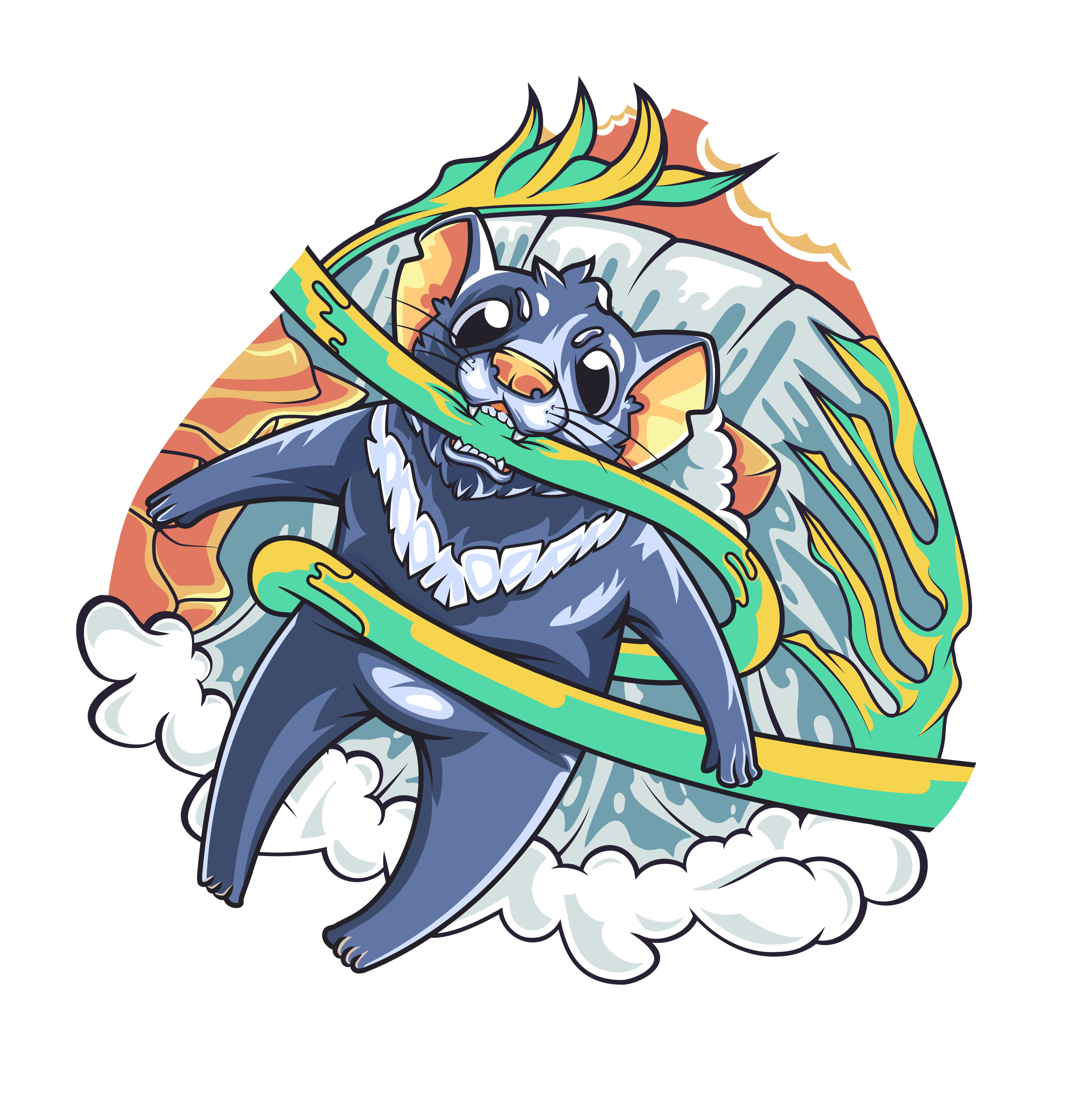 Example of Illustration + Character Design