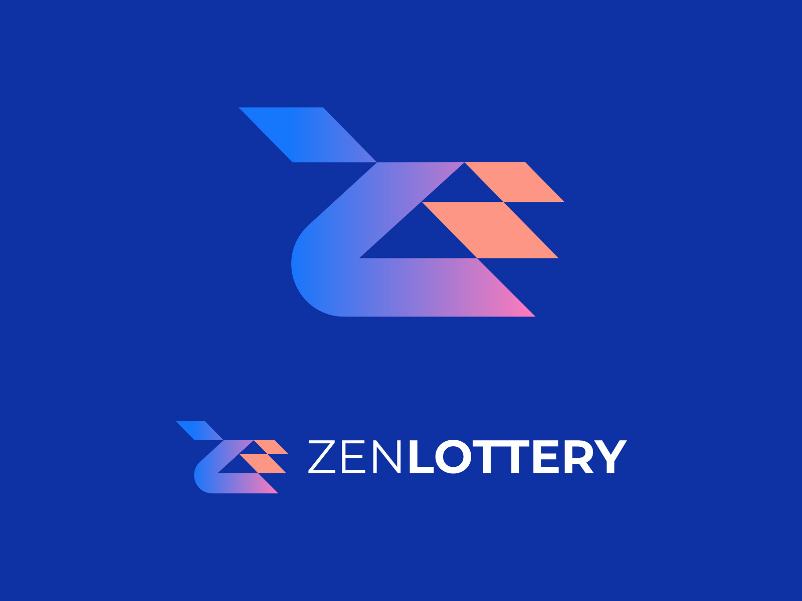 ZenLottery graphic design logo lotto mikylangela z zenlottery