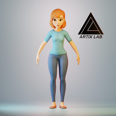 3d cartoon character 3d animation artixlab avatar branding cartoon characters character commission open graphic design japan logo motion graphics ui uk usa