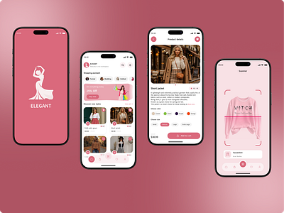Fashion Shopping E - Commerce Mobile App UI clothing clothing brand app creative mobile app fashion app fashion branding lifestyle luxury fashion app luxury fashion logo mobile app mobile app ui modern app ui online shop online shopping shopping shopping app store trendy app ui