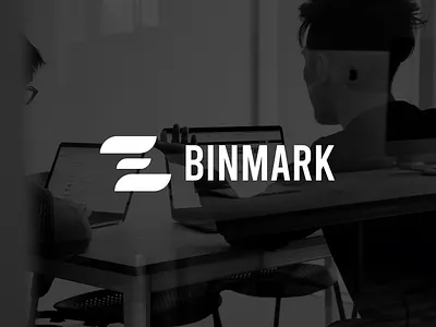 Logo for the BINMARK company banner branding design graphic design logo ui ux web design веб дизайн лого