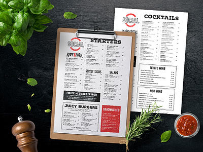 Client Work 302: Restaurant Menu Design | Modern, Clean & Elegan food design