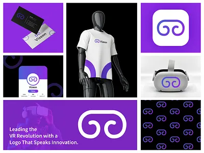 Vizeon Visionary Technology Logo app logo brand identity business identity corporate logo creative brand creative logo digital agency digital brand futuristic logo icon design logo inspiration minimalist logo modern branding modern logo software logo startup brand tech logo tech startup vizeon logo vr logo