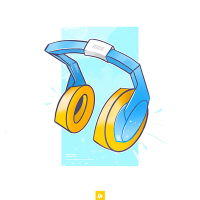 HEADPHONES branding digital graphic design headphone illustration india poster social tamilnadu