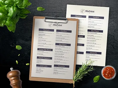 Client Project 305: Full Restaurant Menu Design professional menu