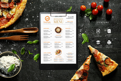 Restaurant Menu Design | Creative & Modern Layout food design