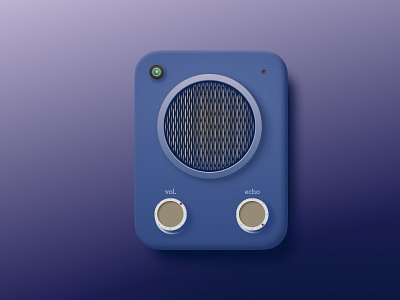 Device beautiful blue button dark design device fallout gradient icon illustration ios logo macos shadow ui