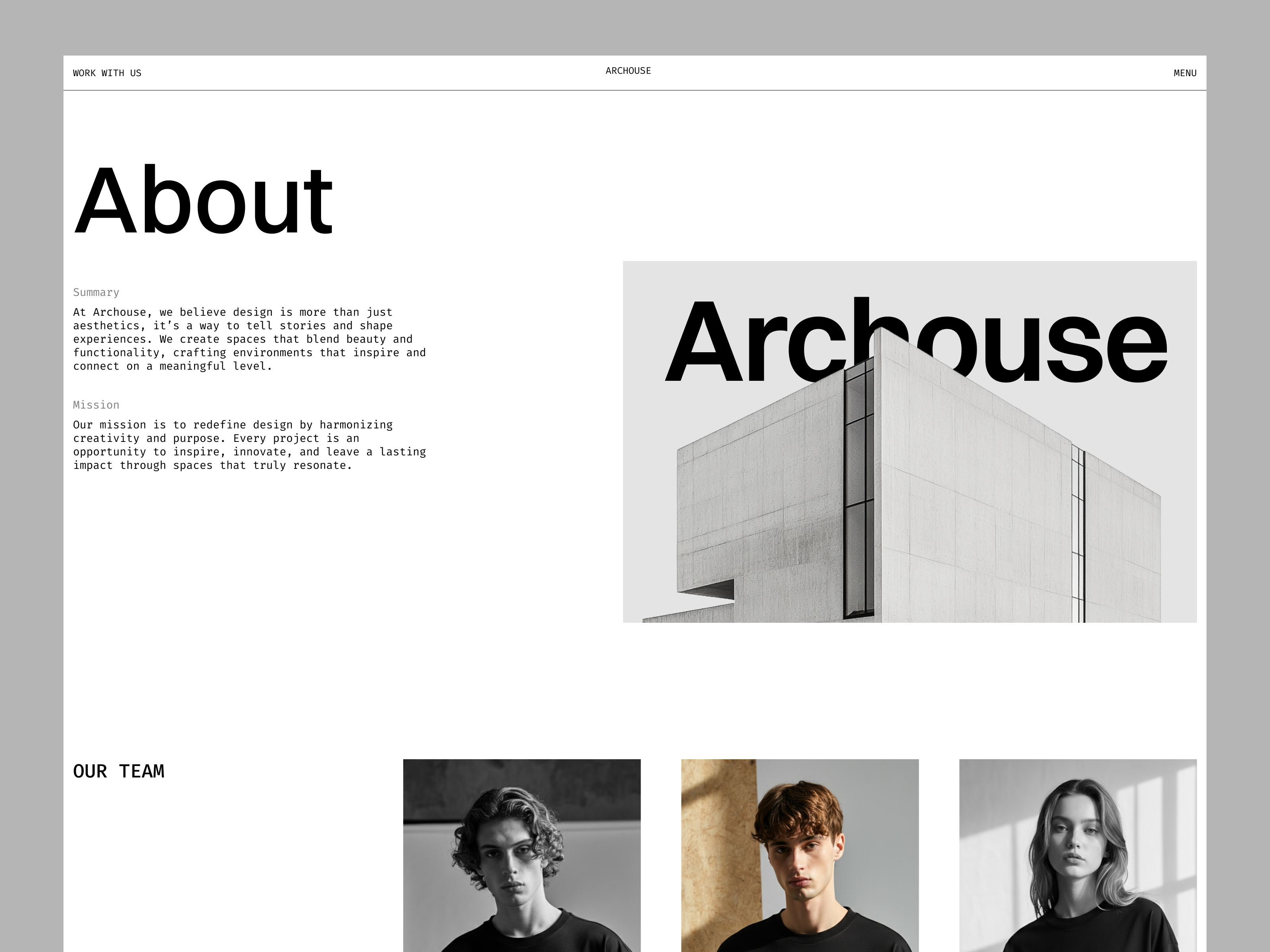 Example of Website Design In Figma