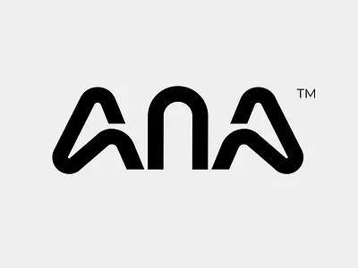 LOGO - ANA a an ana animation branding design graphic design icon identity illustration logo marks motion graphics n symbol ui
