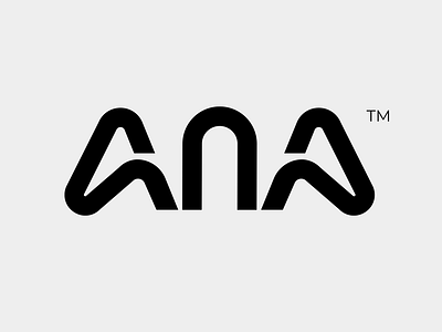 LOGO - ANA a an ana animation branding design graphic design icon identity illustration logo marks motion graphics n symbol ui
