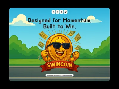 Meme Coin Landing Page / Meme Coin Website / Web Design coin coinmarketcap crypto defi exchange header illustration landing page marketcap meme meme chain meme coin website pepe token trend uidesign web web design web3 website
