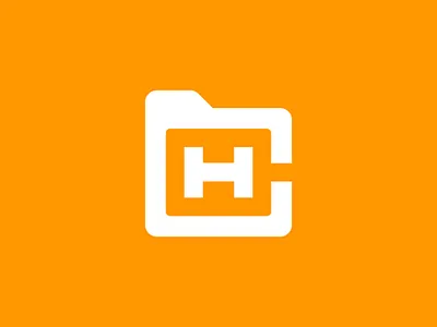 C + H + Folder Logo Design folder graphic design letter c letter h logo logo design