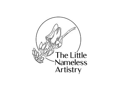 The Little Nameless Artistry Logo Design art gallery artist branding caribbean design graphic design illustration logo minimal trinidad trinidad tobago