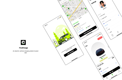 EV Charging Station branding logo ui