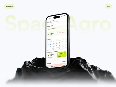 Spaceagro - Mobile App UI/UX Design figma design