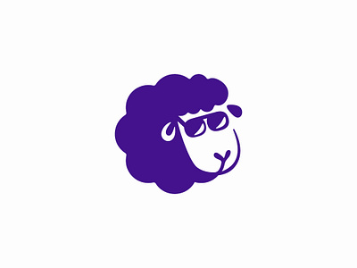 Cool Sheep Logo Design cool sheep logo logo design sheep sheep head sheep logo