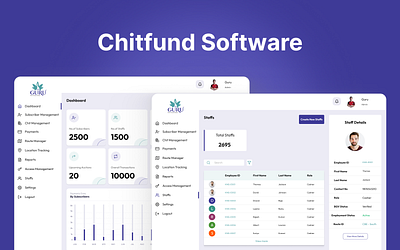 Chitfund Software Web App UI chitfund software web ui