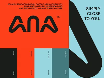 LOGO - ANA brand branding design graphic design icon identity illustration logo marks symbol ui