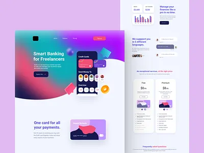Landing Page UI landing page web ui