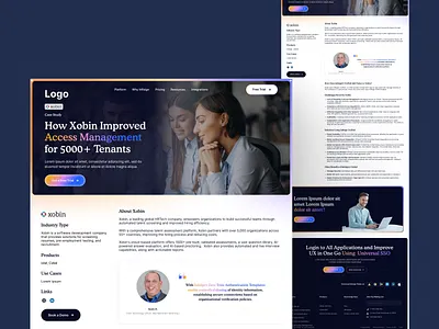 Landing Page UI Design landing page
